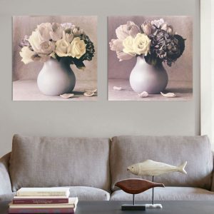 Bộ 2 tranh tĩnh vật cổ điển CV02641