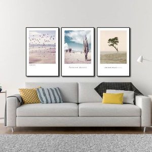 Bộ 3 tranh thiên nhiên quanh ta CV03249