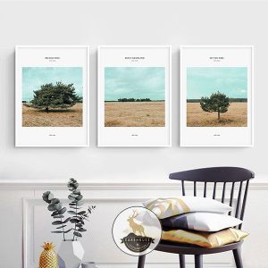 Bộ 3 tranh thiên nhiên cây cỏ CV03250