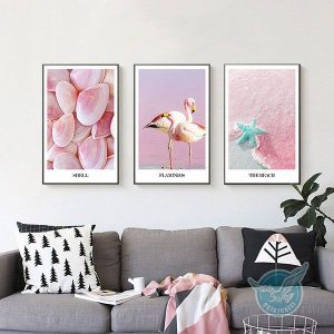 Bộ 3 tranh sinh vật biển CV03313