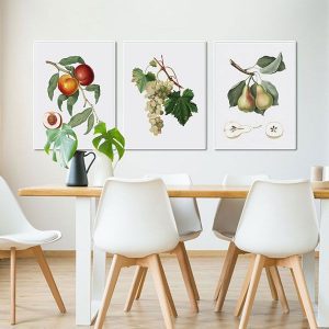 Bộ 3 tranh hoa quả CV03370