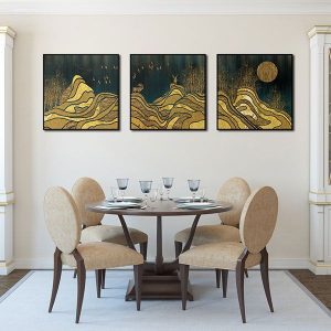 Bộ 3 tranh trừu tượng động vật và thiên nhiên CV03389