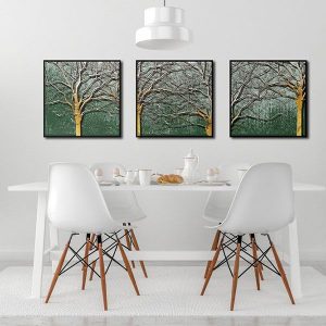 Bộ 3 tranh ghép cây vàng CV03419