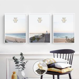 Bộ 3 tranh biển trong mắt bạn CV03439