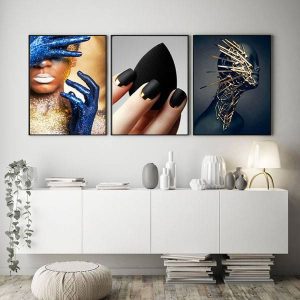 Bộ 3 tranh nghệ thuật về con người CV03476