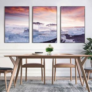 Bộ 3 tranh ghép băng biển CV03479