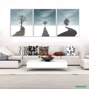 Bộ 3 tranh phong cách scandinavian CV03543
