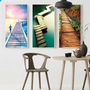 Bộ 3 tranh con đường bất tận CV03551