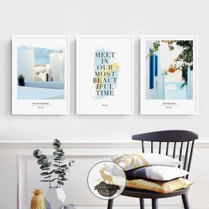 Bộ 3 tranh nghệ thuật scandinavian CV03556