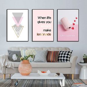 Bộ 3 tranh lon nước trái tim CV03560