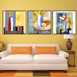 Bộ 3 tranh nghệ thuật đương đại CV03622