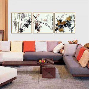 Bộ 3 tranh phong cách Trung Quốc CV03676