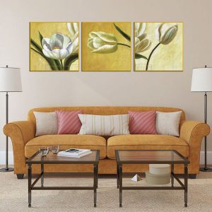 Bộ 3 tranh hoa tulip CV03689
