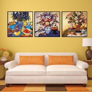 Bộ 3 tranh vẽ nghệ thuật CV03691