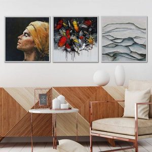 Bộ 3 tranh nghệ thuật hiện đại CV03734