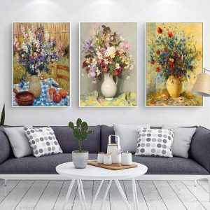 Bộ 3 tranh nghệ thuật phong cách cổ điển CV03749
