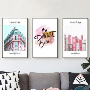 Bộ 3 tranh phong cách Scandinavian CV03756