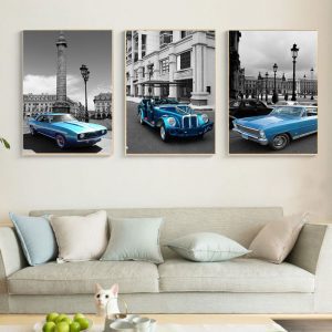 Bộ 3 tranh nghệ thuật đen trắng CV03986