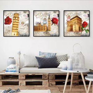 Bộ 3 tranh địa danh nổi tiếng CV03991