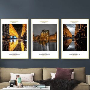 Bộ 3 tranh kiến trúc Châu Âu CV03A007