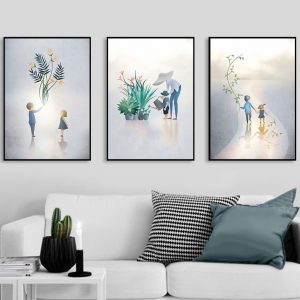 Bộ 3 tranh về gia đình CV03A043