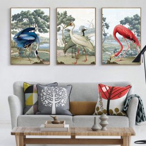 Bộ 3 tranh động vật nghệ thuật CV03A051