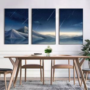 Tranh dán tường ghép sao băng rơi CV03A082