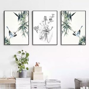 Bộ 3 tranh thiên nhiên động vật CV03A086