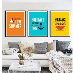 Bộ 3 tranh chữ hiện đại CV03A092