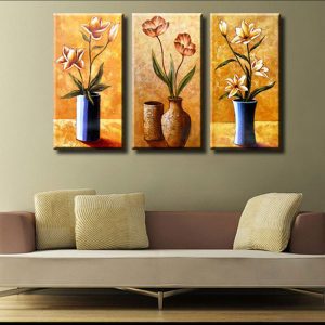 Bộ 3 tranh nghệ thuật tĩnh vật CV03A093