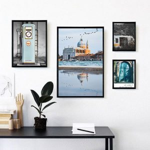 Bộ 4 tranh Scandinavian Châu Âu MS0437