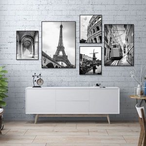 Bộ 5 tranh kỳ quan thế giới MS0527