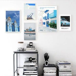 Bộ 5 tranh kiến trúc phong cách Scandinavian MS0546