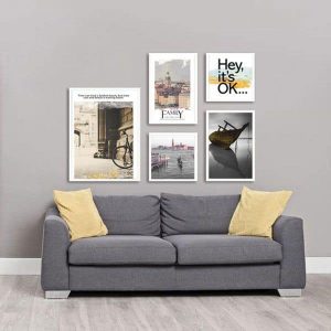 Bộ 5 tranh phong cách Scandinavian MS0550