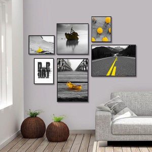 Bộ 6 tranh phong cách Scadinavian MS0631