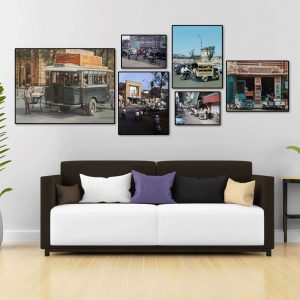Bộ 6 tranh Sài Gòn cổ điển MS0690