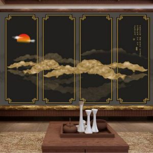 Tranh dán tường 3D Trung Quốc TDT019