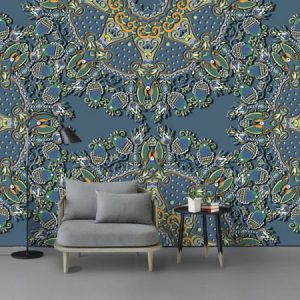 Tranh dán tường 3D họa tiết thổ dân TDT176