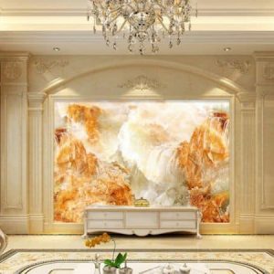 Tranh dán tường trừu tượng thiên nhiên núi rừng TDT246