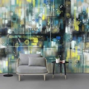 Tranh dán tường trừu tượng đương đại TDT327