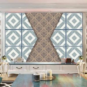 Tranh dán tường 3D họa tiết trừu tượng TDT438