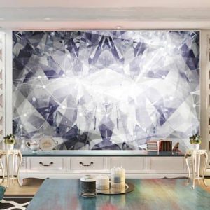 Tranh dán tường 3D nghệ thuật trừu tượng lập thể TDT449