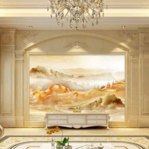 Tranh dán tường trừu tượng thiên nhiên nghệ thuật TDT480