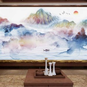 Tranh dán tường thiên nhiên màu sắc TDT522