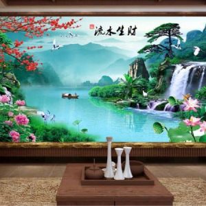 Tranh dán tường 3D thiên nhiên TDT543