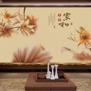 Tranh dán tường vẽ hoa Trung Quốc TDT551