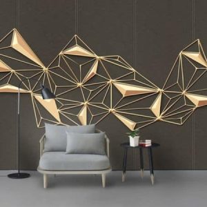 Tranh dán tường 3D nghệ thuật hiện đại TDT559