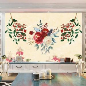 Tranh dán tường vẽ hoa hồng TDT614