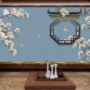 Tranh dán tường hoa ngọc lan trắng TDT630