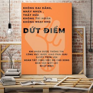 Tranh văn phòng Dứt điểm VP01204